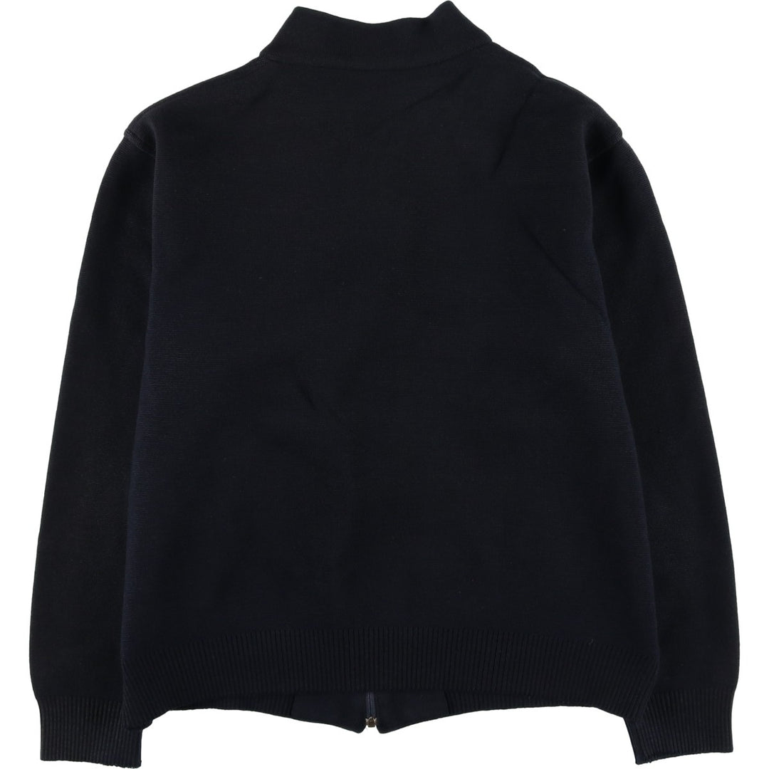 Burberry's BURBERRY LONDON knit blouson, women's size S unclear navy blue type Vintage Second Hand