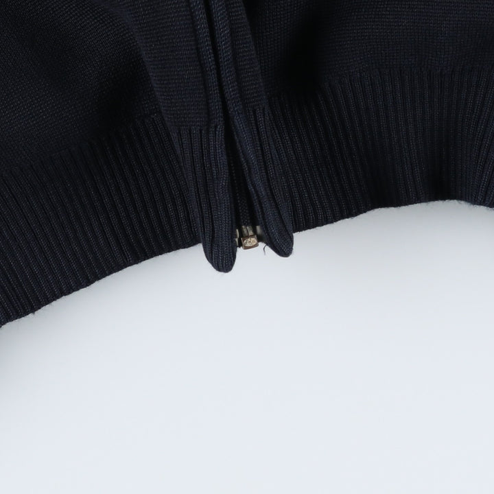 Burberry's BURBERRY LONDON knit blouson, women's size S unclear navy blue type Vintage Second Hand