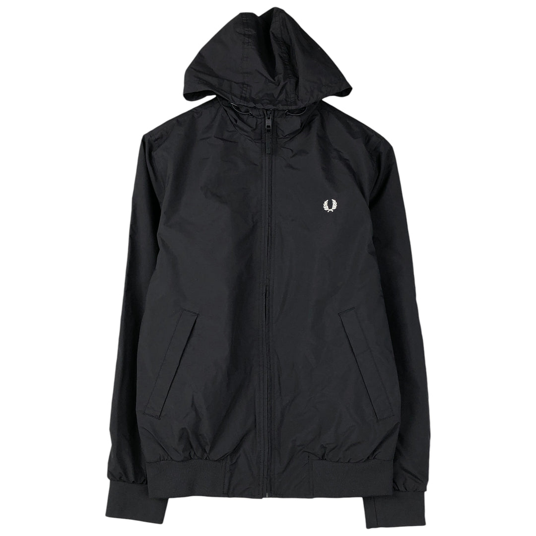 Fred Perry nylon parka, men's size XS Nylon black type Vintage Second Hand