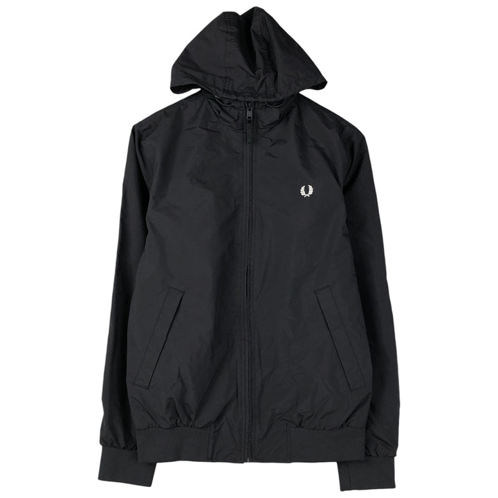 Fred Perry nylon parka, men's size XS Nylon black type Vintage Second Hand