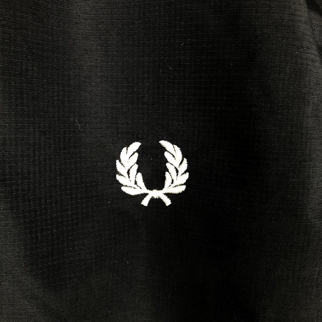 Fred Perry nylon parka, men's size XS Nylon black type Vintage Second Hand