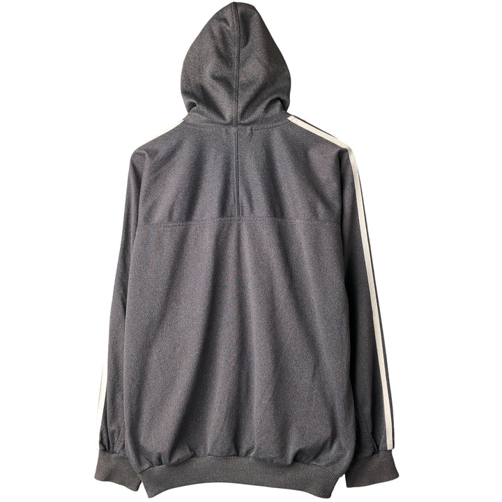 Vintage 90'S Adidas track jacket, size S, men's polyester gray type Vintage Second Hand