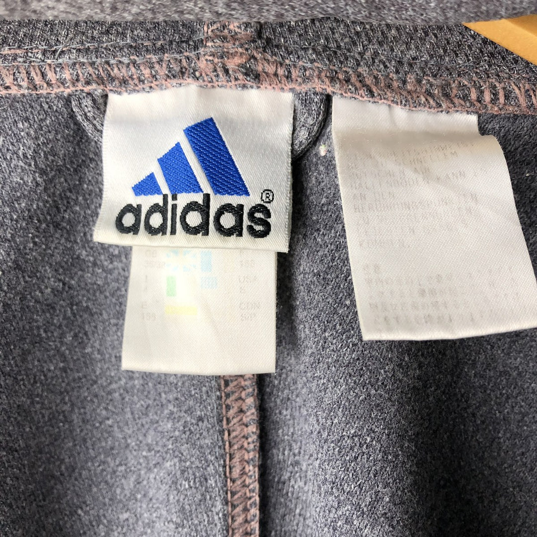 Vintage 90'S Adidas track jacket, size S, men's polyester gray type Vintage Second Hand