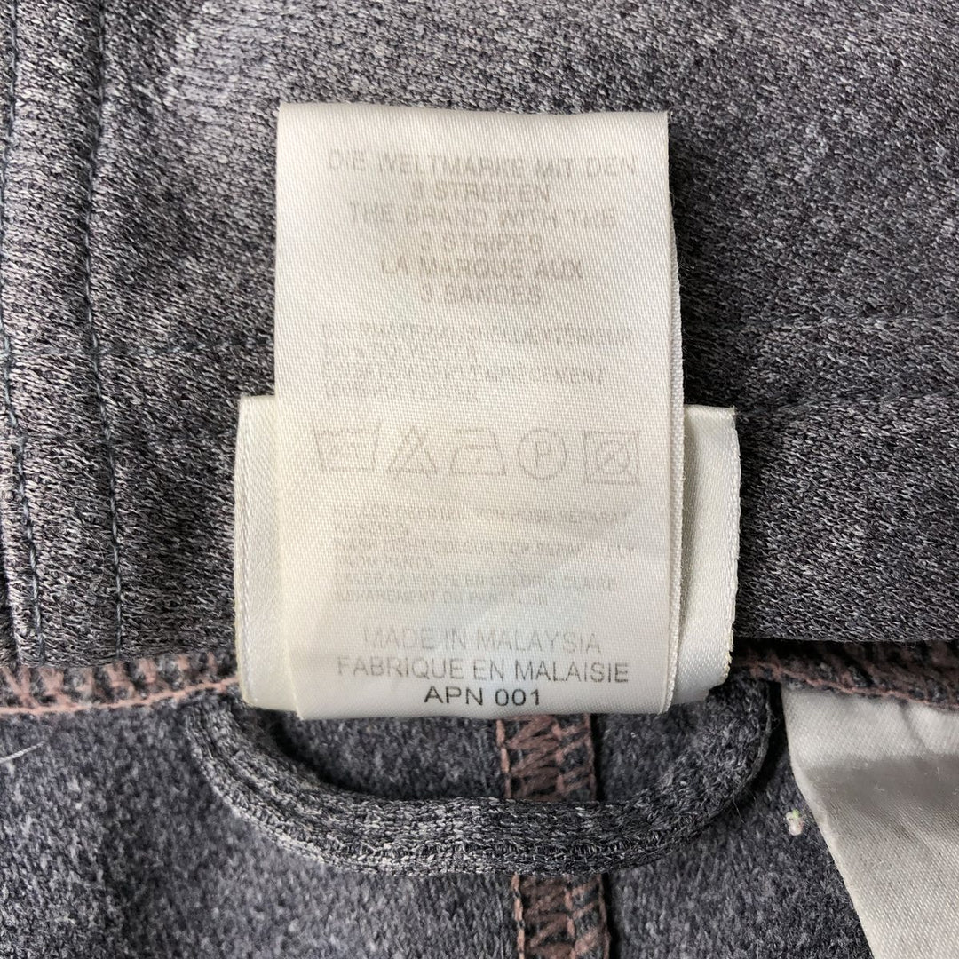 Vintage 90'S Adidas track jacket, size S, men's polyester gray type Vintage Second Hand