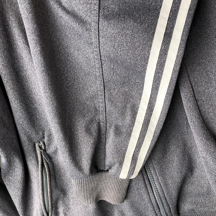 Vintage 90'S Adidas track jacket, size S, men's polyester gray type Vintage Second Hand