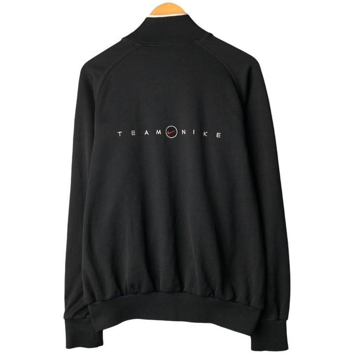 2000'S Nike Team Jersey Track Jacket, Men's Size Medium polyester black type Vintage Second Hand