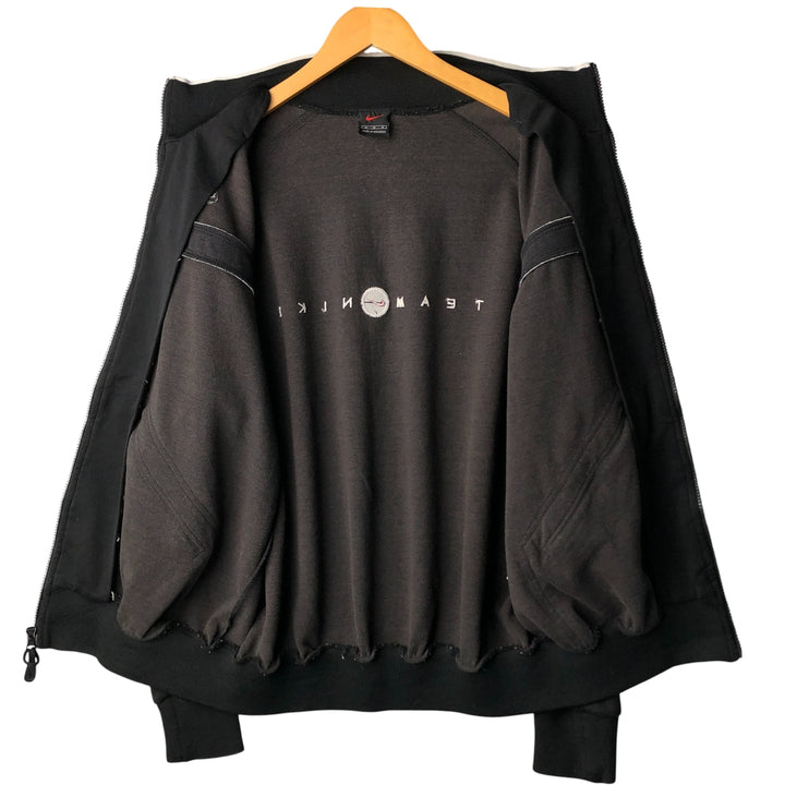 2000'S Nike Team Jersey Track Jacket, Men's Size Medium polyester black type Vintage Second Hand