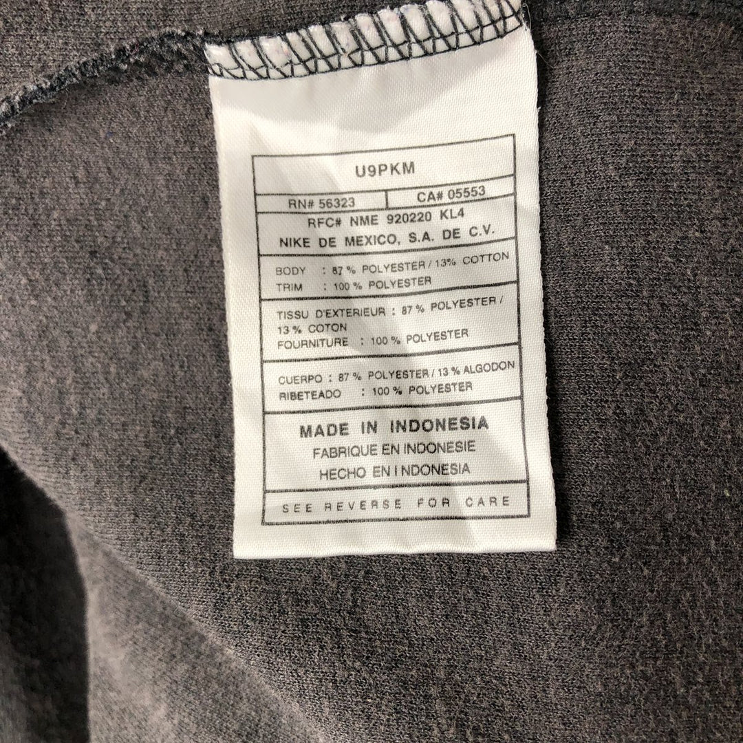 2000'S Nike Team Jersey Track Jacket, Men's Size Medium polyester black type Vintage Second Hand