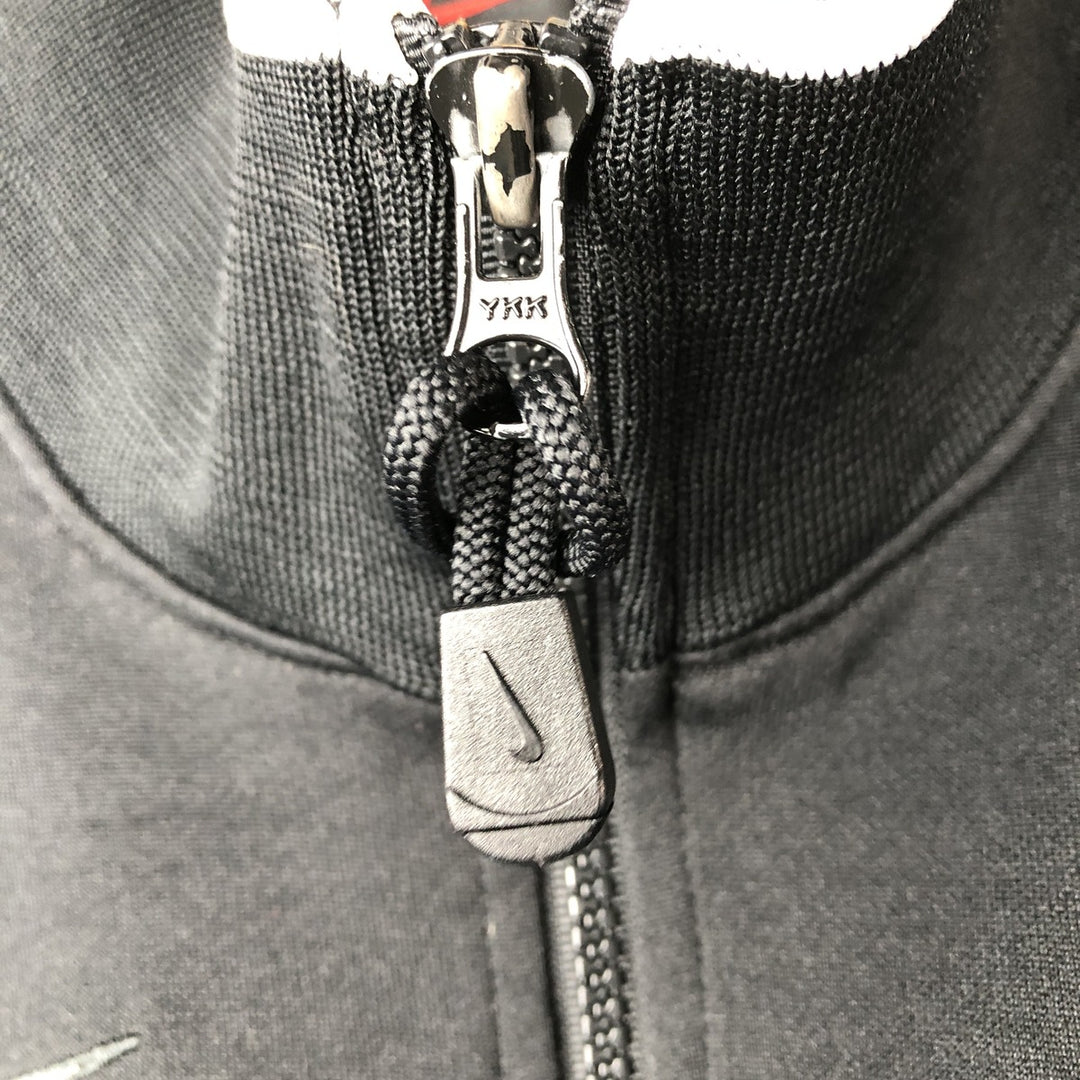 2000'S Nike Team Jersey Track Jacket, Men's Size Medium polyester black type Vintage Second Hand