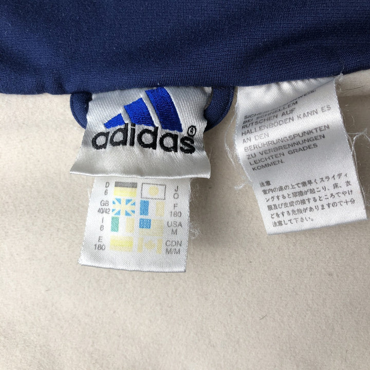 90'S Adidas Jersey Track Jacket Men's M Vintage polyester navy blue type Vintage Second Hand