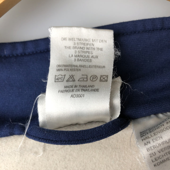 90'S Adidas Jersey Track Jacket Men's M Vintage polyester navy blue type Vintage Second Hand