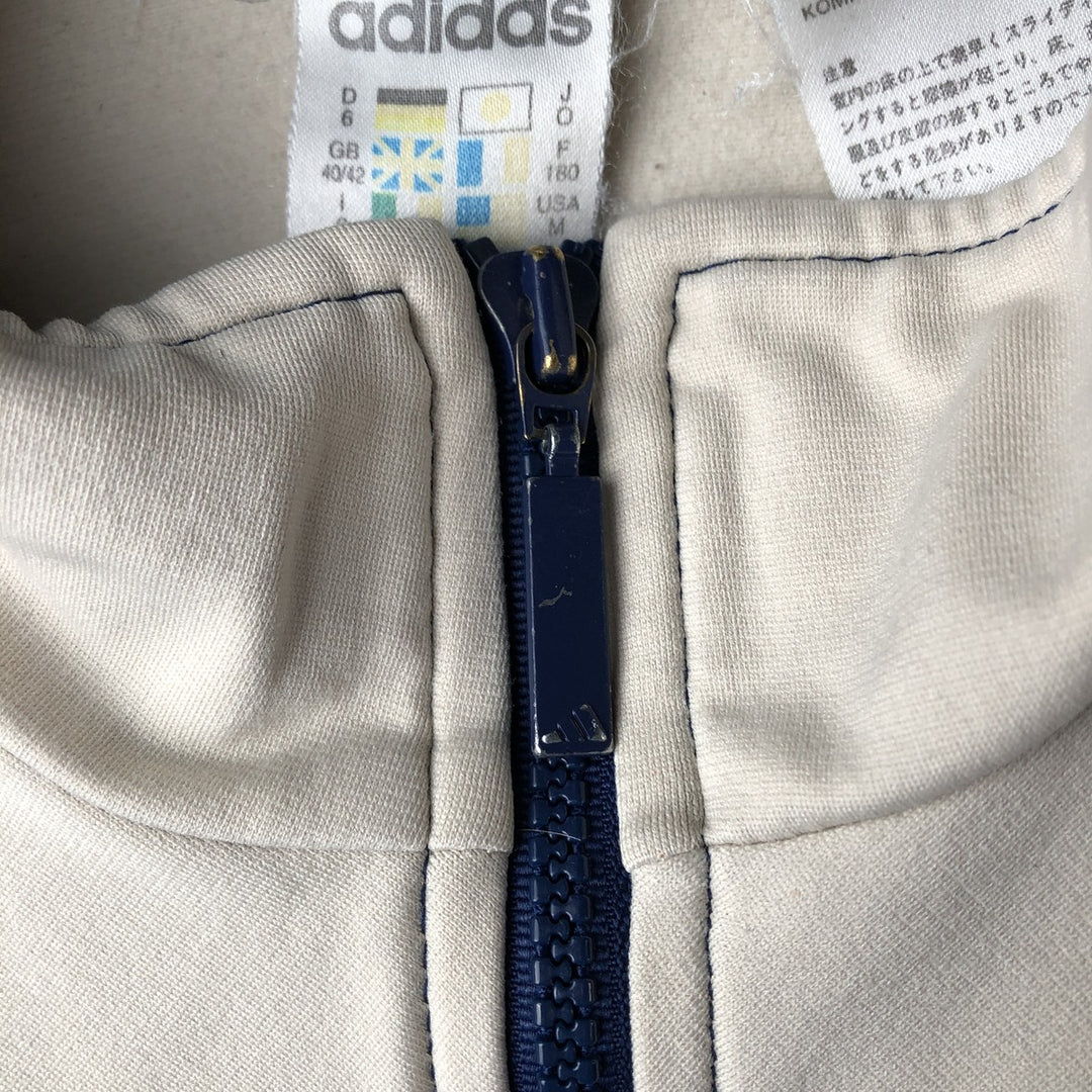 90'S Adidas Jersey Track Jacket Men's M Vintage polyester navy blue type Vintage Second Hand