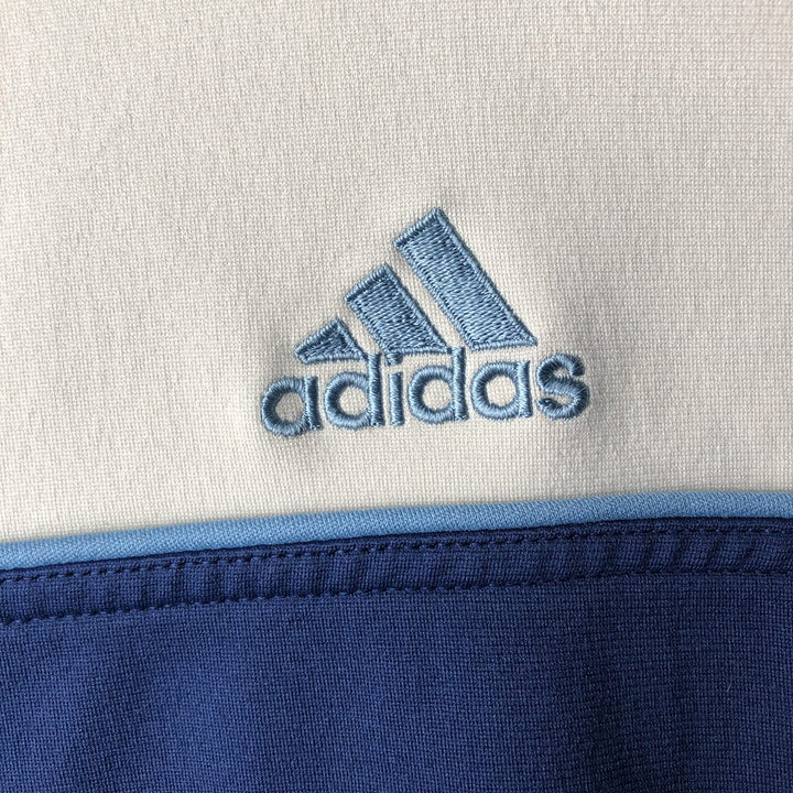 90'S Adidas Jersey Track Jacket Men's M Vintage polyester navy blue type Vintage Second Hand