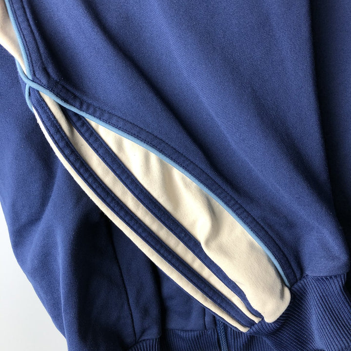 90'S Adidas Jersey Track Jacket Men's M Vintage polyester navy blue type Vintage Second Hand
