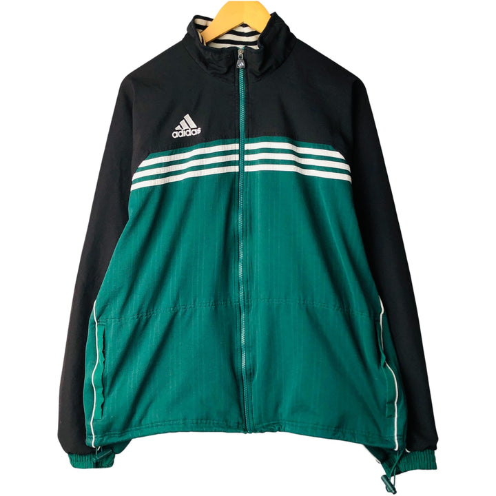 90'S Adidas Jersey Track Jacket Men's L Size Vintage polyester green type Vintage Second Hand