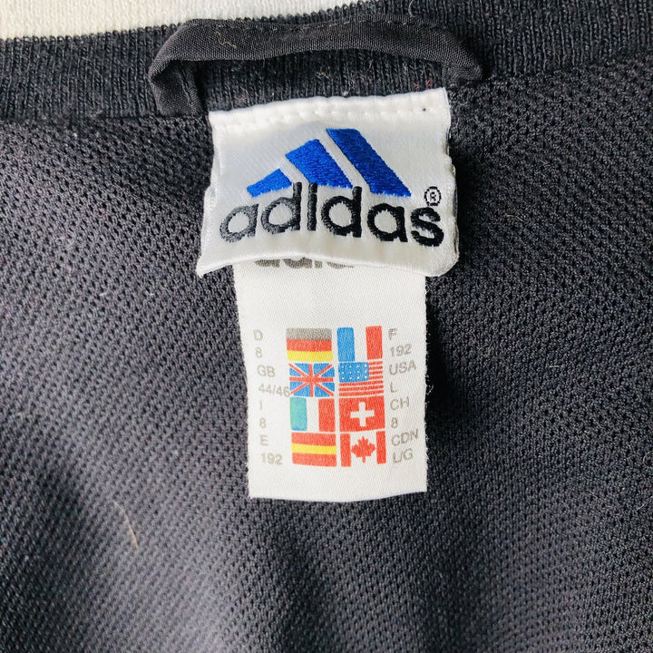 90'S Adidas Jersey Track Jacket Men's L Size Vintage polyester green type Vintage Second Hand