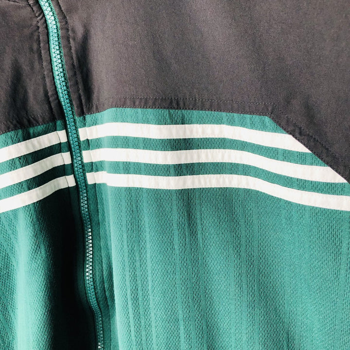 90'S Adidas Jersey Track Jacket Men's L Size Vintage polyester green type Vintage Second Hand