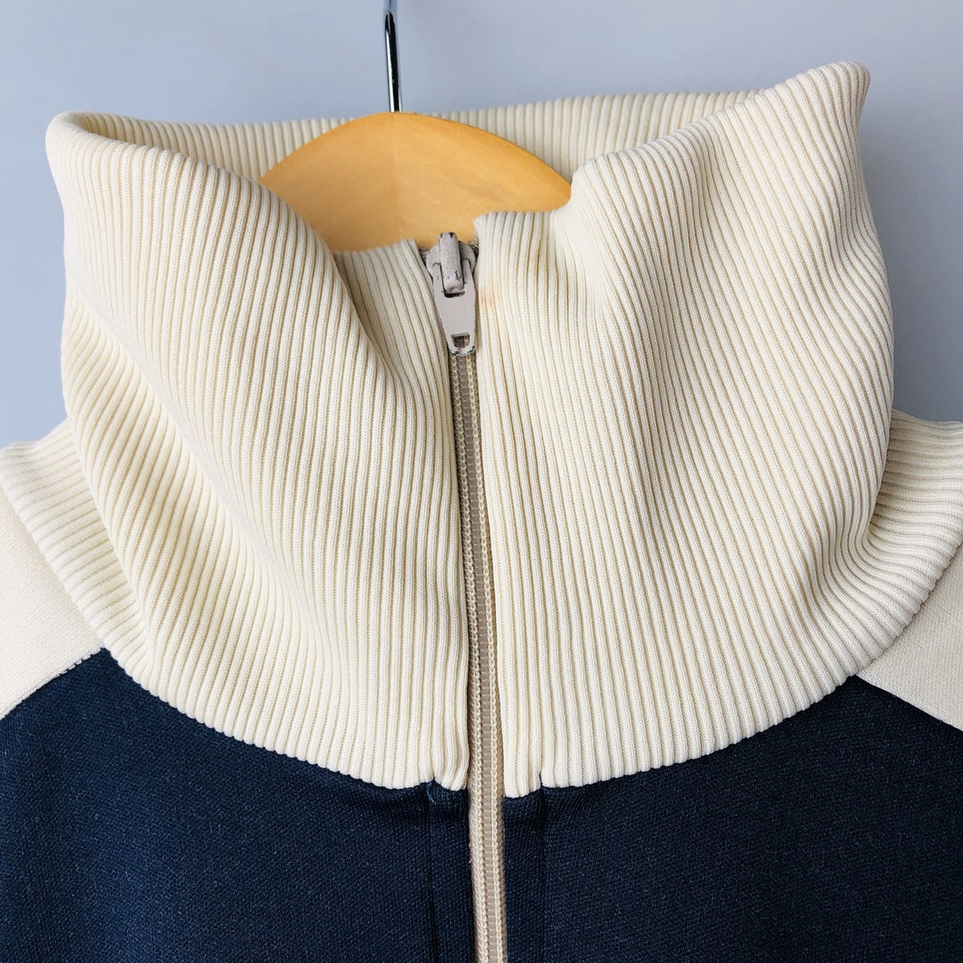 PUMA Jersey Track Jacket, Men's Size L polyester navy blue type Vintage Second Hand