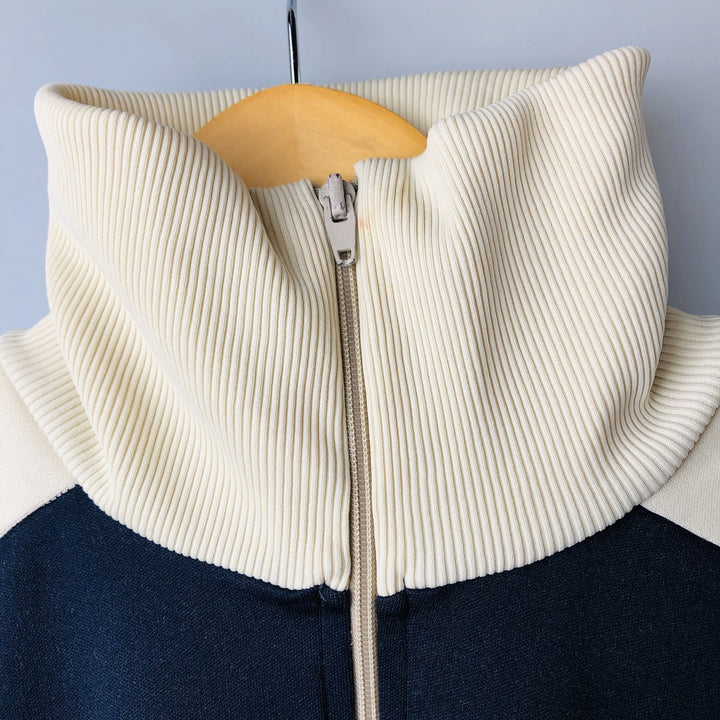 PUMA Jersey Track Jacket, Men's Size L polyester navy blue type Vintage Second Hand