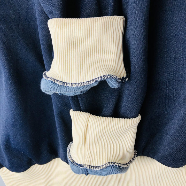 PUMA Jersey Track Jacket, Men's Size L polyester navy blue type Vintage Second Hand