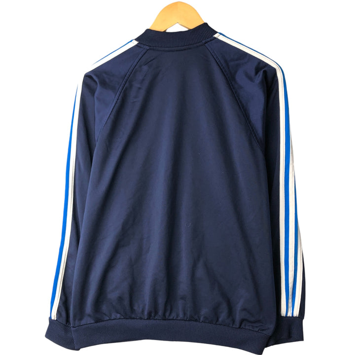 Vintage 90'S adidas Trefoil logo track jacket, men's size XL polyester navy blue type Vintage Second Hand