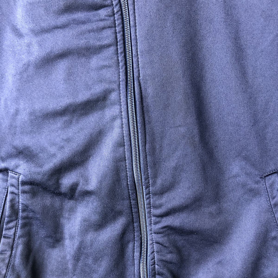 Vintage 90'S adidas Trefoil logo track jacket, men's size XL polyester navy blue type Vintage Second Hand