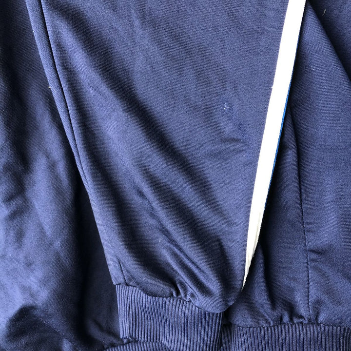 Vintage 90'S adidas Trefoil logo track jacket, men's size XL polyester navy blue type Vintage Second Hand