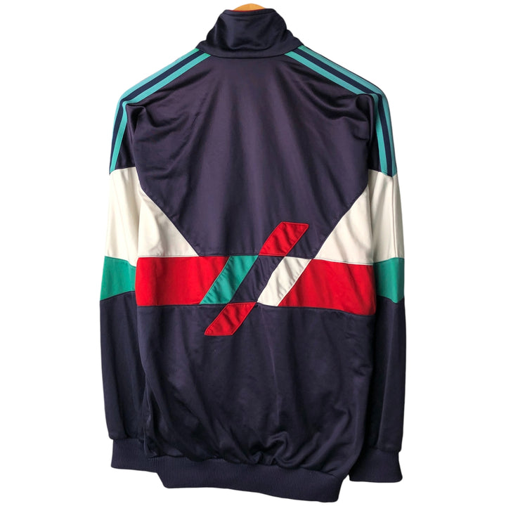 Adidas adidas jersey track jacket men's size M unclear navy blue type Vintage Second Hand