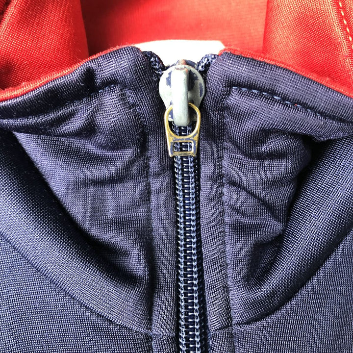 Adidas adidas jersey track jacket men's size M unclear navy blue type Vintage Second Hand