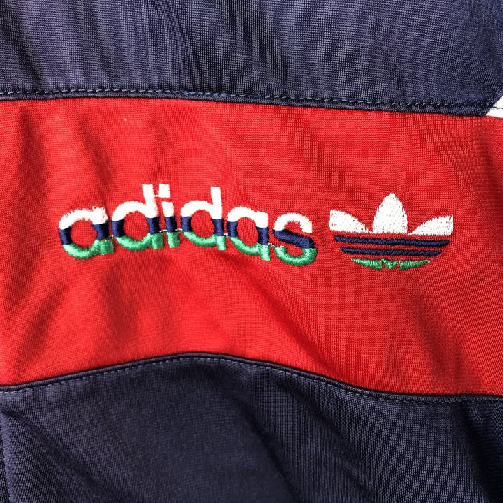 Adidas adidas jersey track jacket men's size M unclear navy blue type Vintage Second Hand