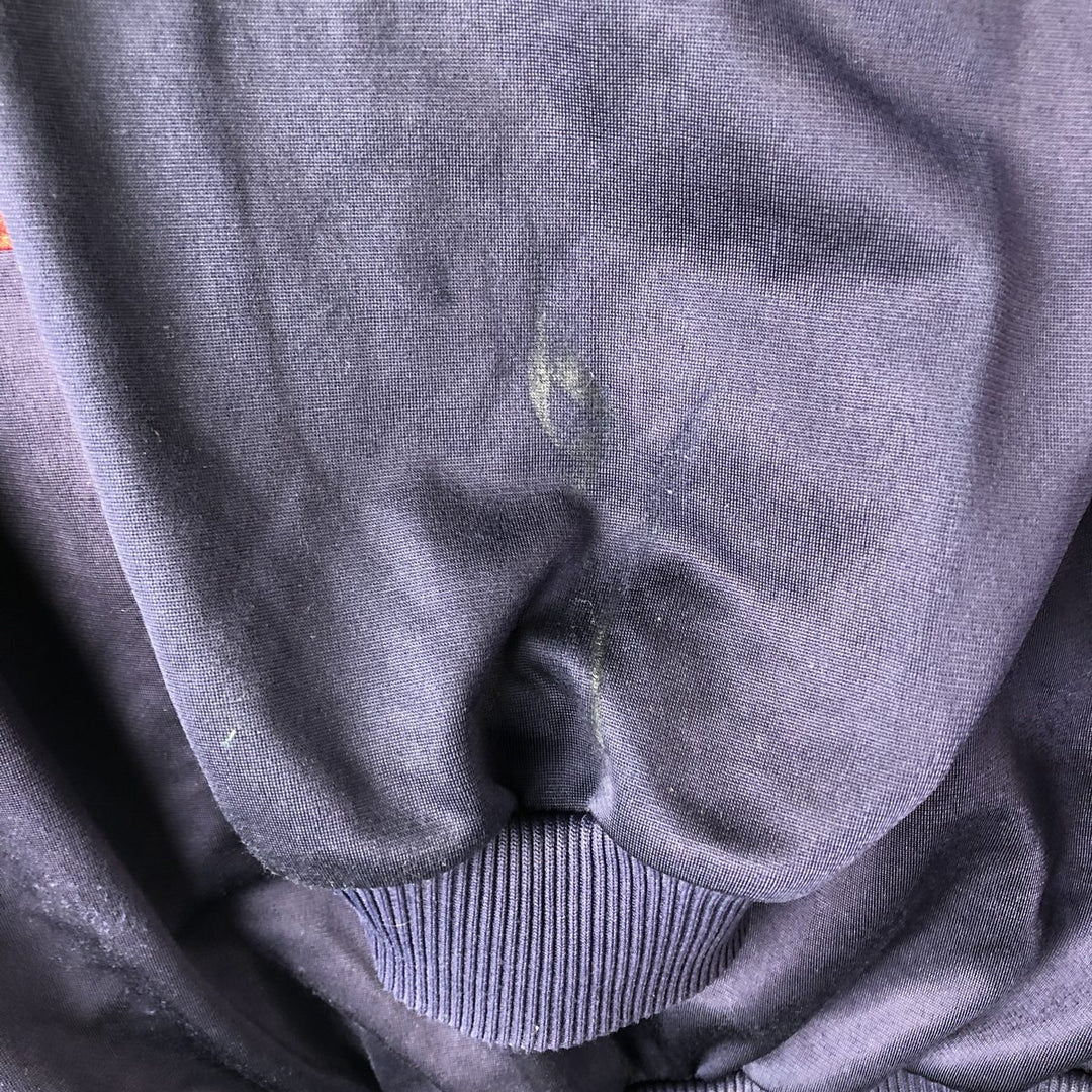 Adidas adidas jersey track jacket men's size M unclear navy blue type Vintage Second Hand