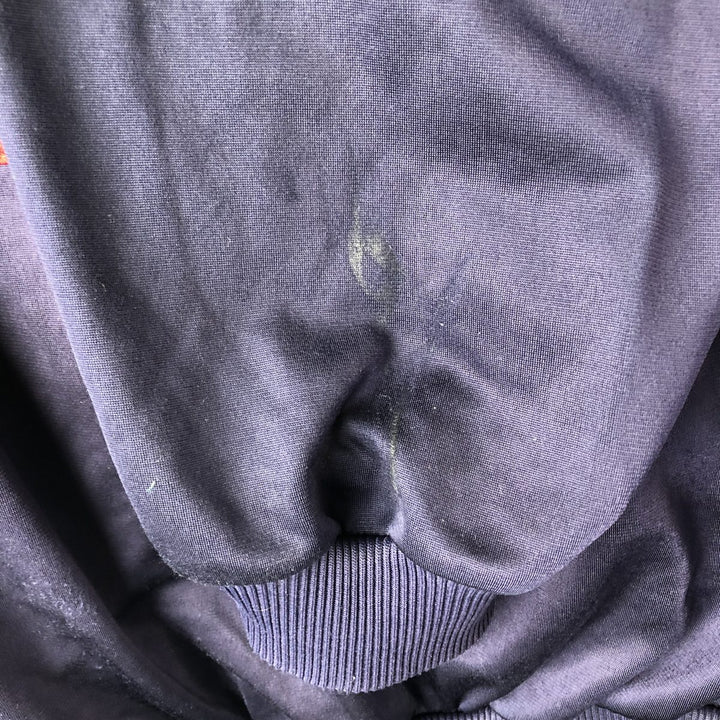 Adidas adidas jersey track jacket men's size M unclear navy blue type Vintage Second Hand