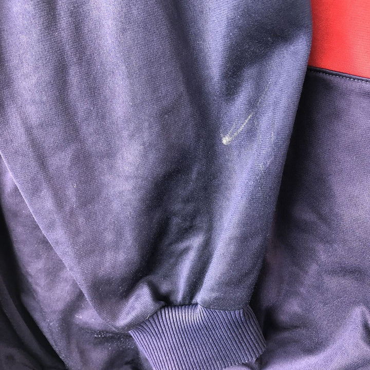 Adidas adidas jersey track jacket men's size M unclear navy blue type Vintage Second Hand