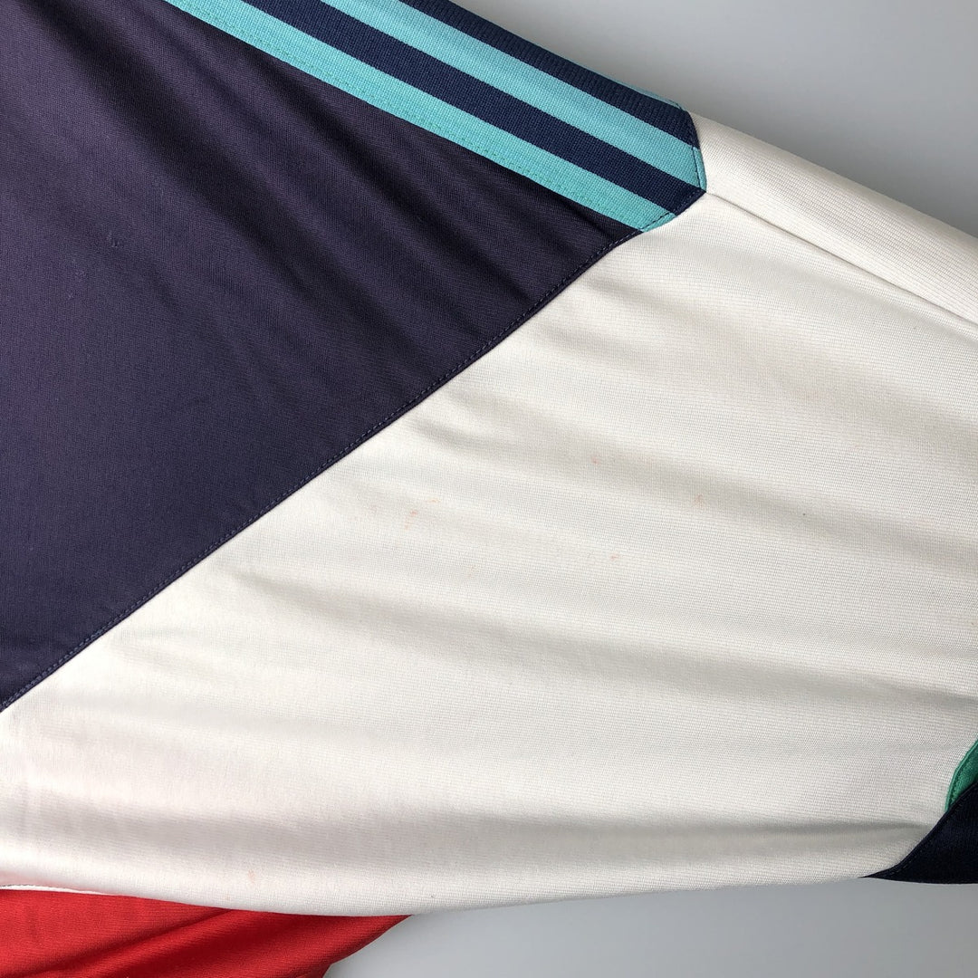 Adidas adidas jersey track jacket men's size M unclear navy blue type Vintage Second Hand