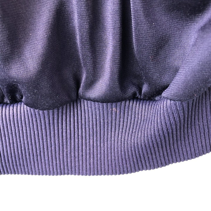 Adidas adidas jersey track jacket men's size M unclear navy blue type Vintage Second Hand