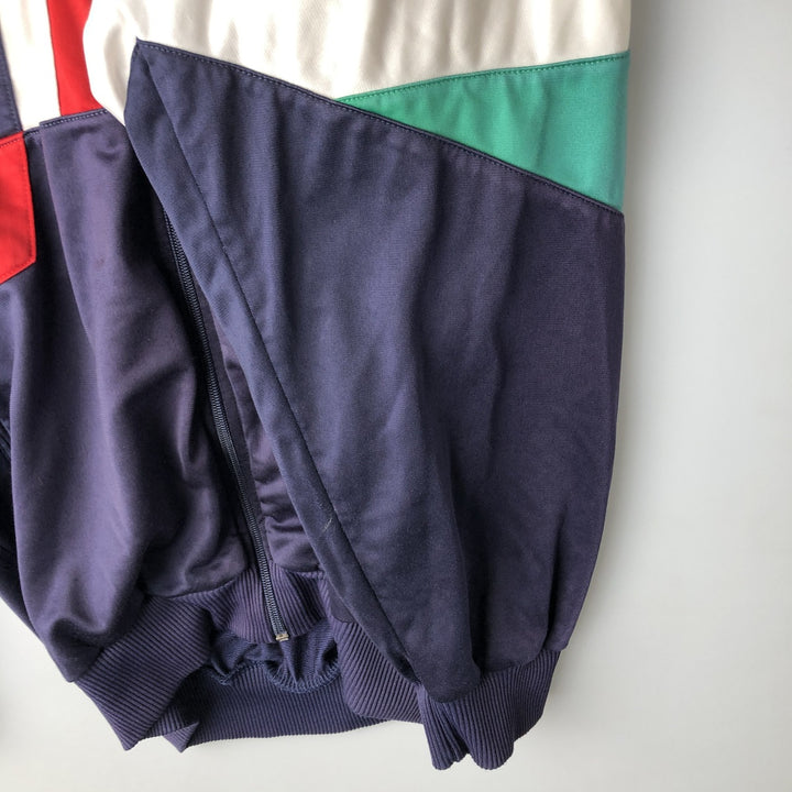 Adidas adidas jersey track jacket men's size M unclear navy blue type Vintage Second Hand