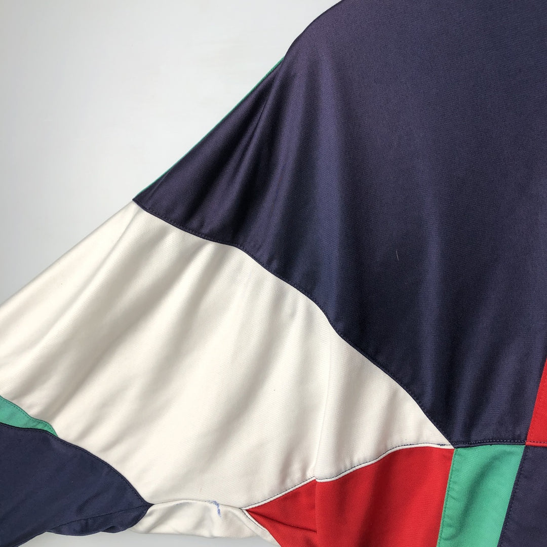 Adidas adidas jersey track jacket men's size M unclear navy blue type Vintage Second Hand