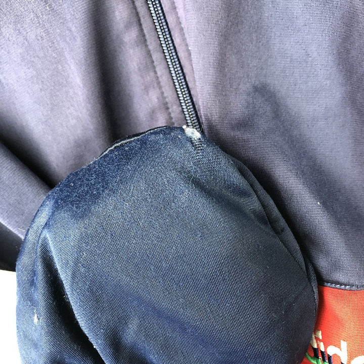 Adidas adidas jersey track jacket men's size M unclear navy blue type Vintage Second Hand