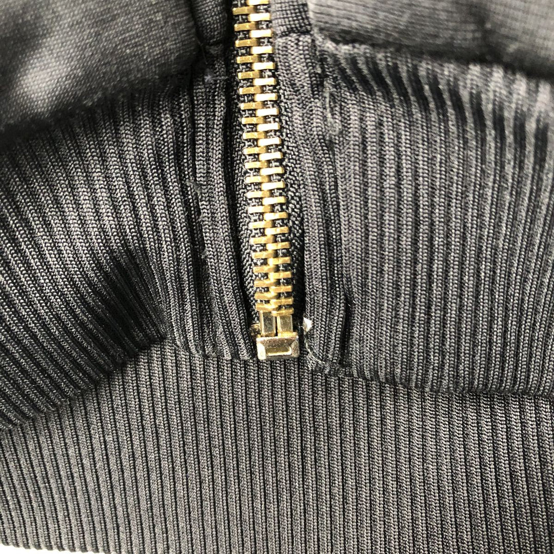 Vintage 90'S Adidas track jacket with back print, size M, men's polyester black type Vintage Second Hand