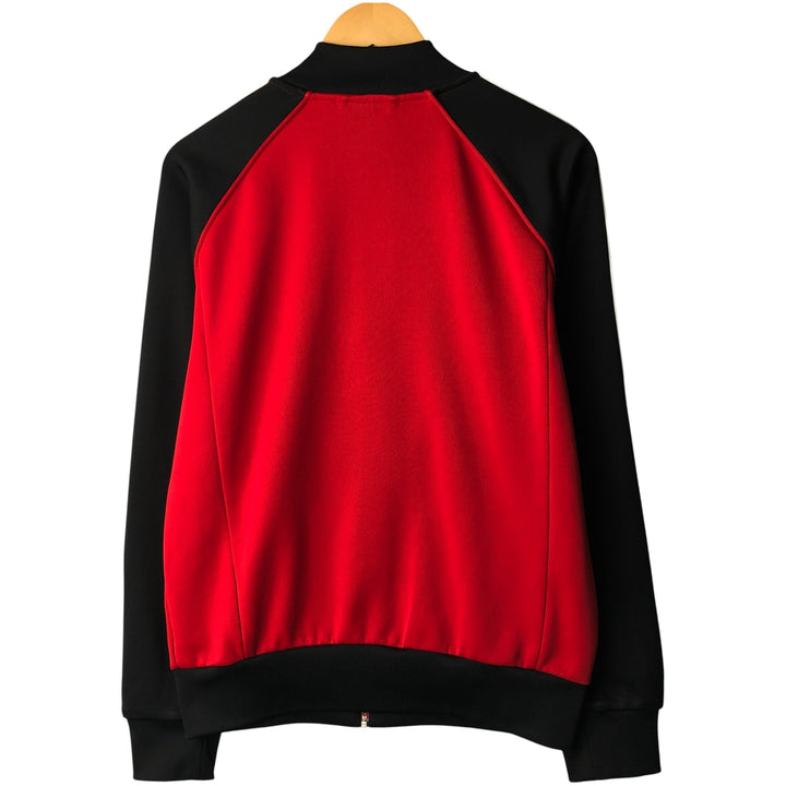 Adidas Originals Bundesliga Bayern Munich Track Jacket, Men's Medium polyester red type Vintage Second Hand