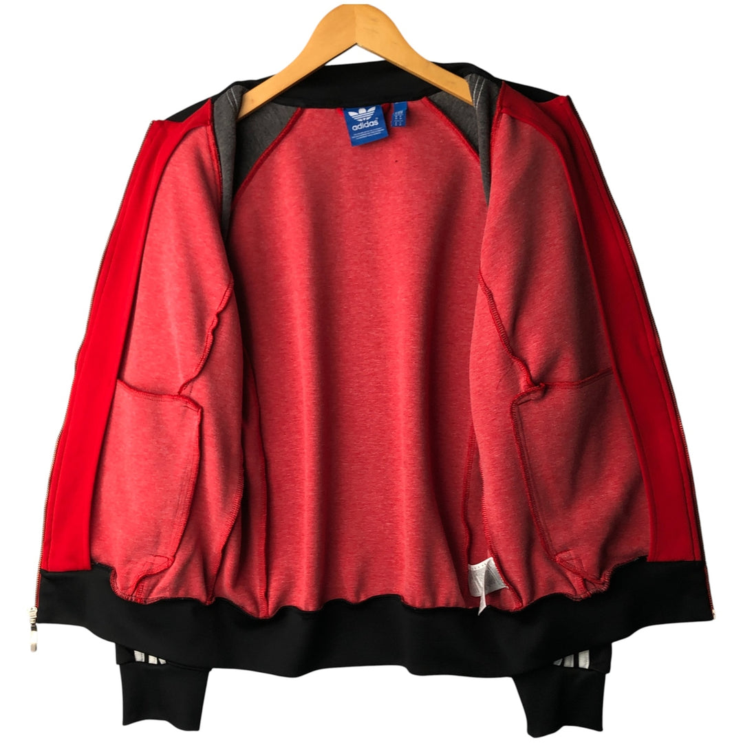 Adidas Originals Bundesliga Bayern Munich Track Jacket, Men's Medium polyester red type Vintage Second Hand