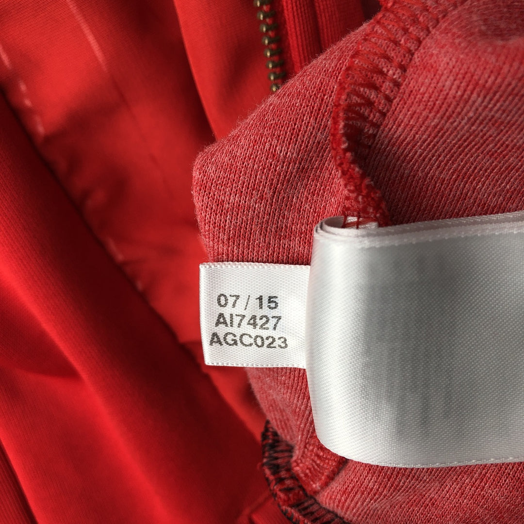 Adidas Originals Bundesliga Bayern Munich Track Jacket, Men's Medium polyester red type Vintage Second Hand