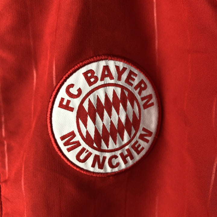 Adidas Originals Bundesliga Bayern Munich Track Jacket, Men's Medium polyester red type Vintage Second Hand
