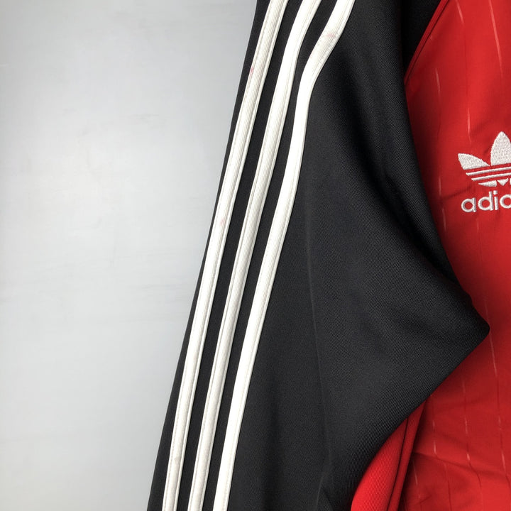 Adidas Originals Bundesliga Bayern Munich Track Jacket, Men's Medium polyester red type Vintage Second Hand