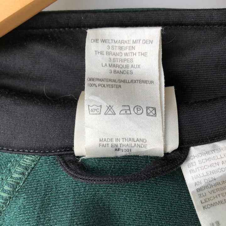 90'S Adidas Back Logo Jersey Track Jacket Men's S Size Vintage polyester green type Vintage Second Hand