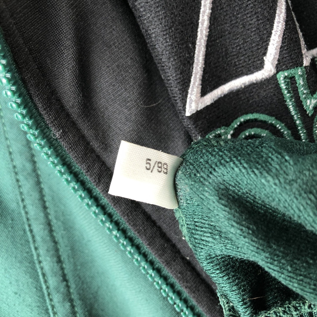 90'S Adidas Back Logo Jersey Track Jacket Men's S Size Vintage polyester green type Vintage Second Hand