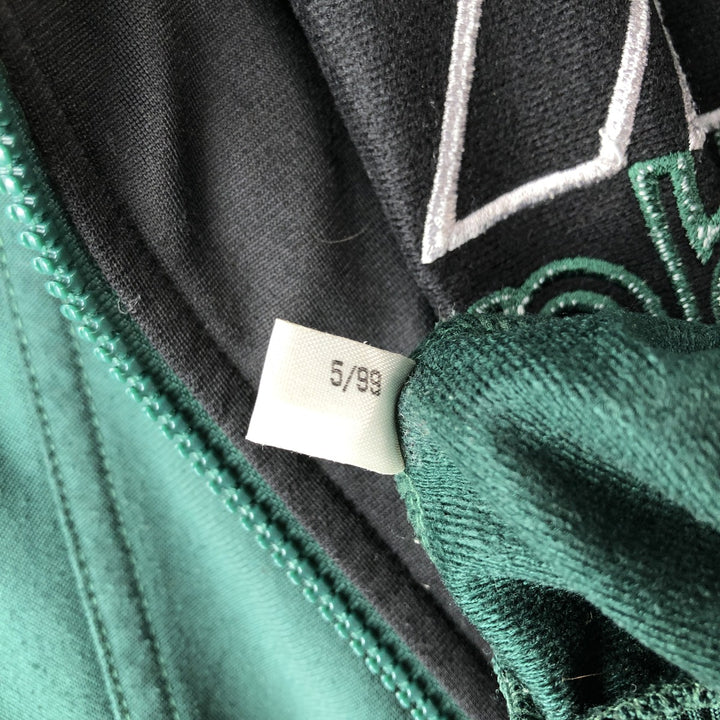 90'S Adidas Back Logo Jersey Track Jacket Men's S Size Vintage polyester green type Vintage Second Hand