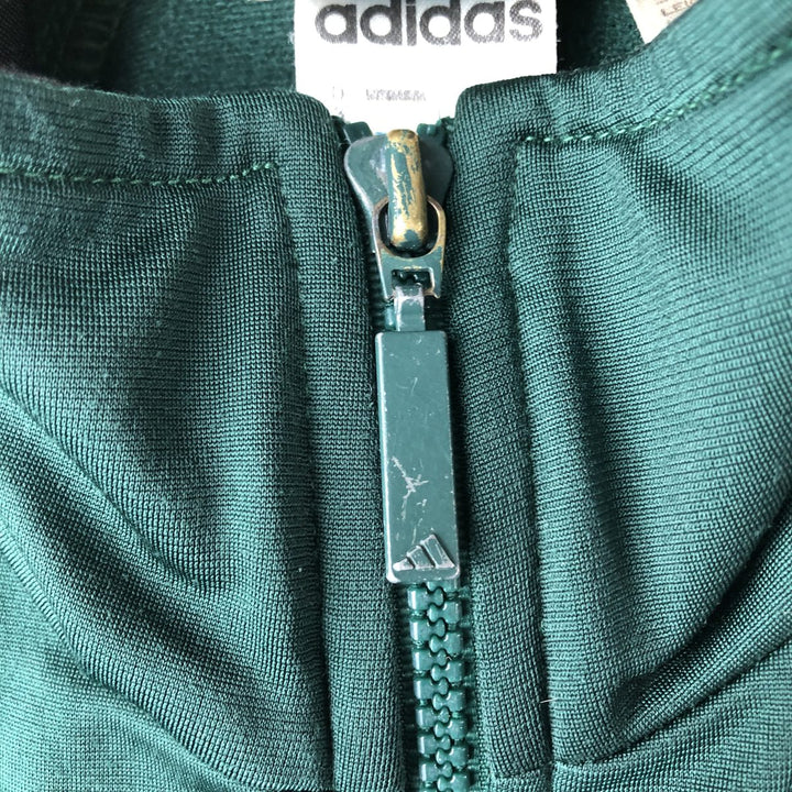 90'S Adidas Back Logo Jersey Track Jacket Men's S Size Vintage polyester green type Vintage Second Hand