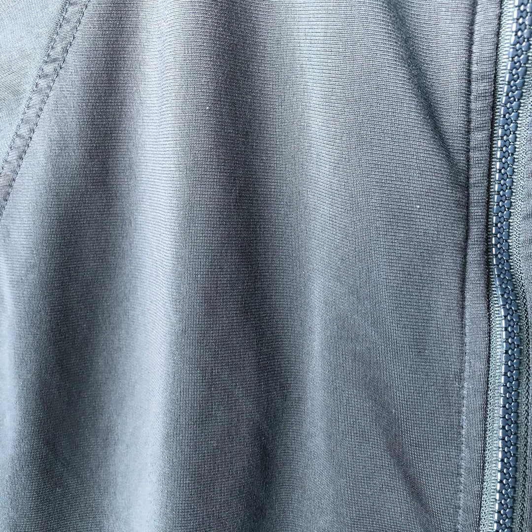 Vintage 90'S Adidas track jacket with back logo, size M, men's polyester green type Vintage Second Hand