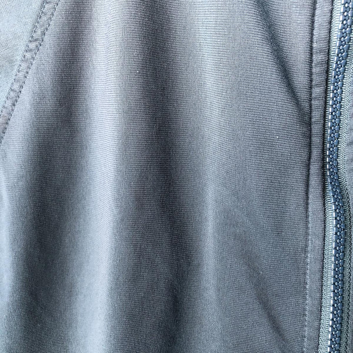 Vintage 90'S Adidas track jacket with back logo, size M, men's polyester green type Vintage Second Hand